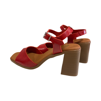 SANDALIA MUJER CAI 5621 ROJO