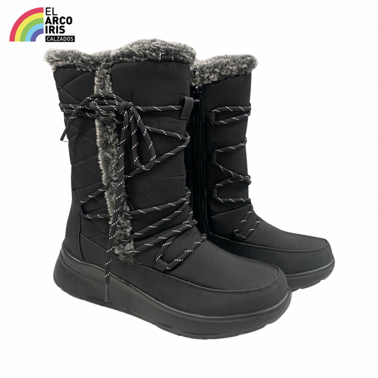 BOTA MUJER MYSOFT 23M591 NEGRO