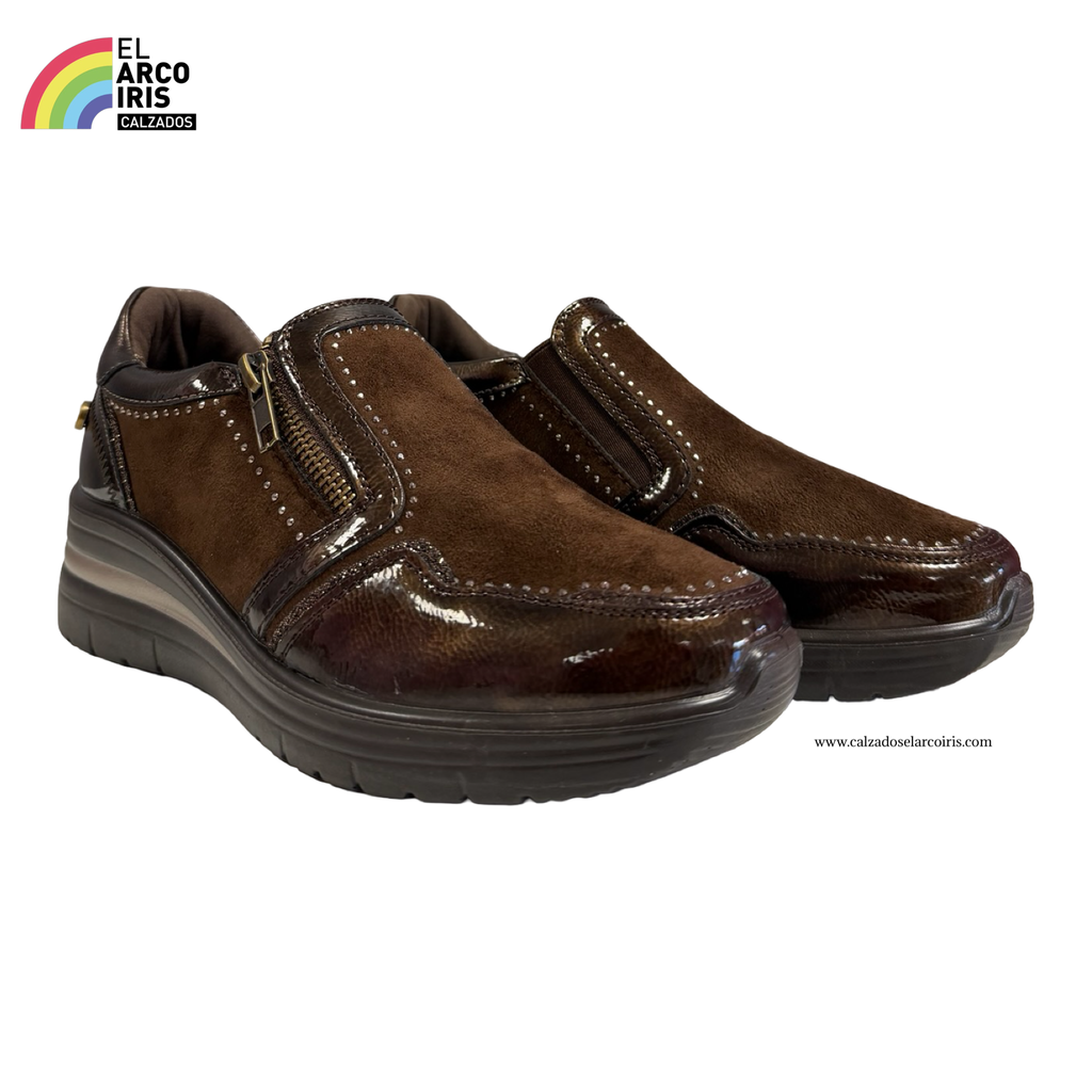 ZAPATO MUJER AMARPIES 31061 MARRON