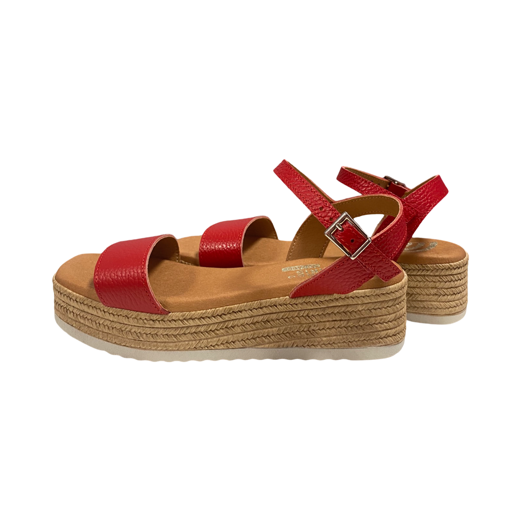 SANDALIA MUJER CAI 5437 ROJO