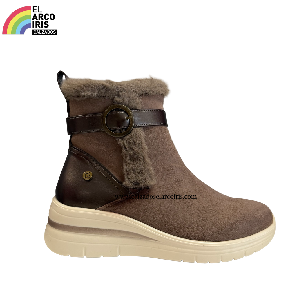 BOTIN MUJER AMARPIES 31065 TAUPE