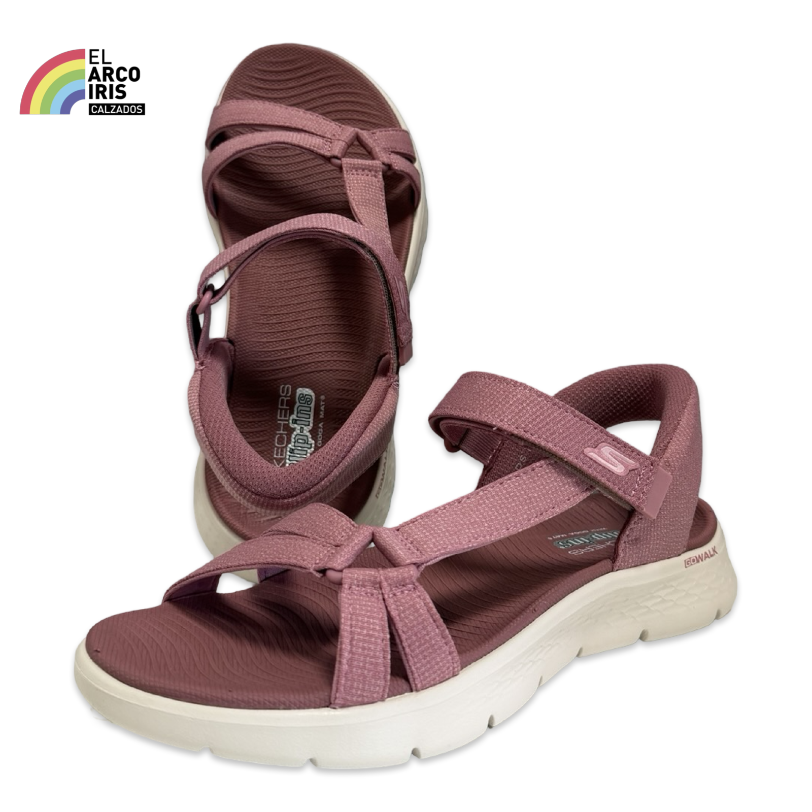 SANDALIA MUJER SKECHERS SLIP-INS 141481 MVE