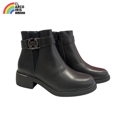 BOTIN MUJER AMARPIES 25570 NEGRO