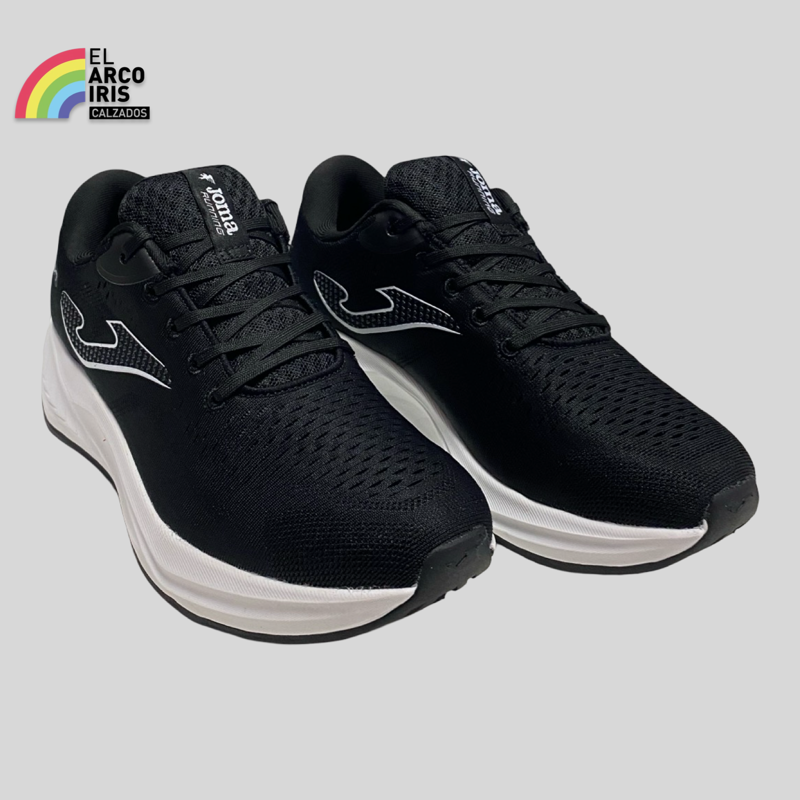 DEPORTIVA MUJER RUNNING JOMA NEON NEGRO
