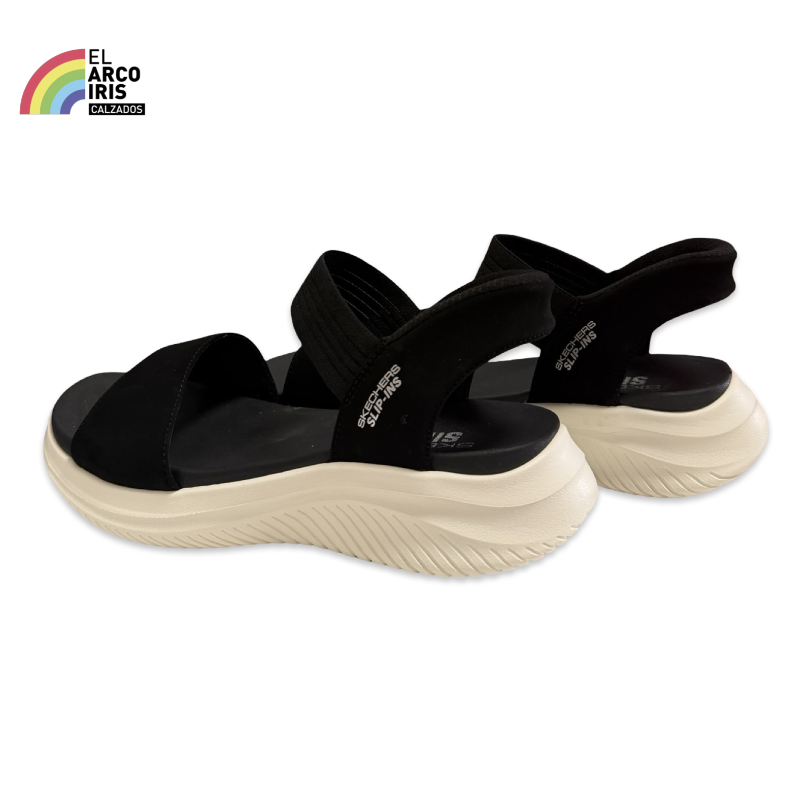 SANDALIA MUJER SKECHERS SLIP-INS BBK