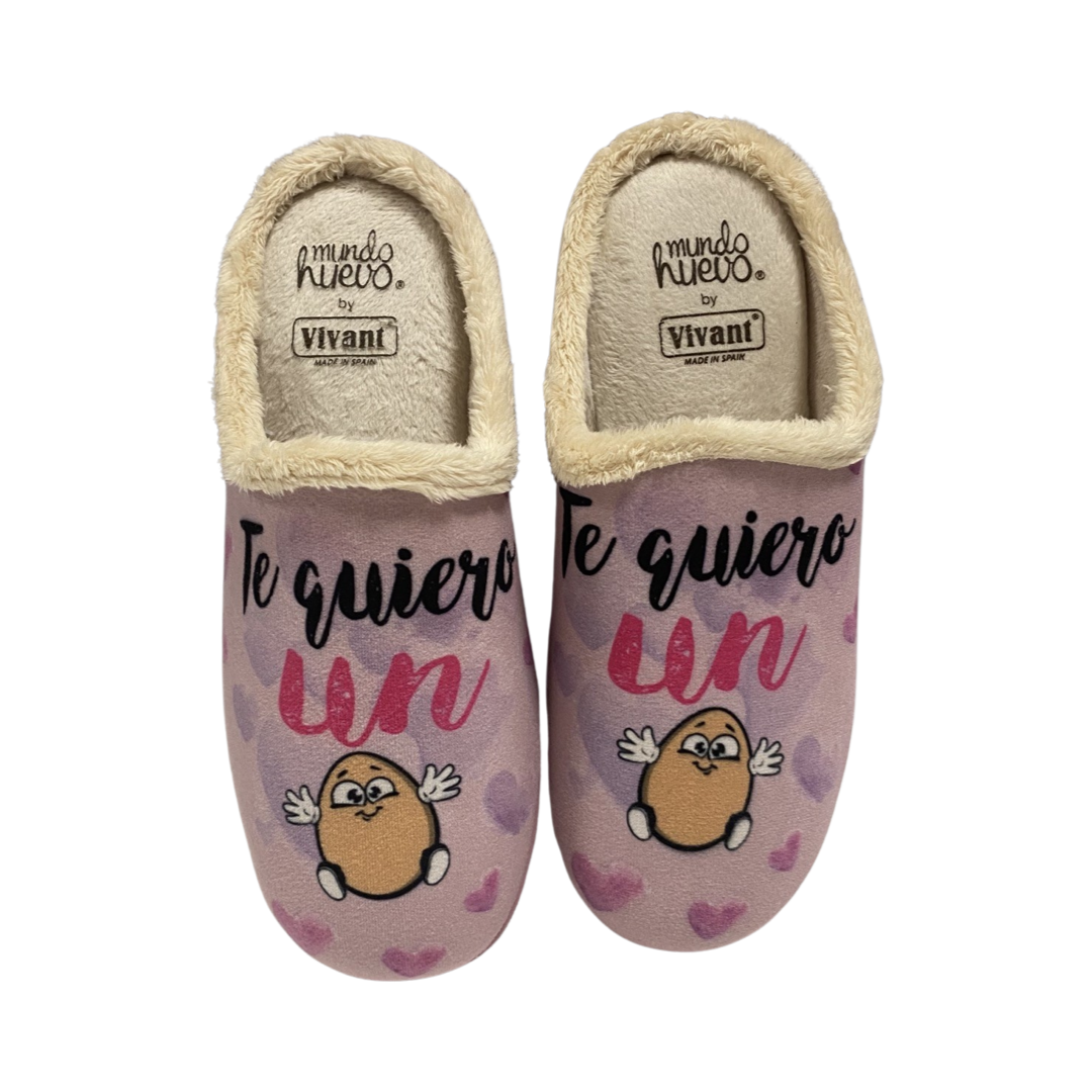 ZAPATILLA MUJER CASA 18254 TE QUIERO