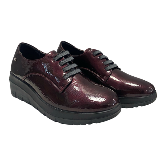 ZAPATO MUJER ELÁSTICO CUÑA BURDEOS MYSOFT 25M586