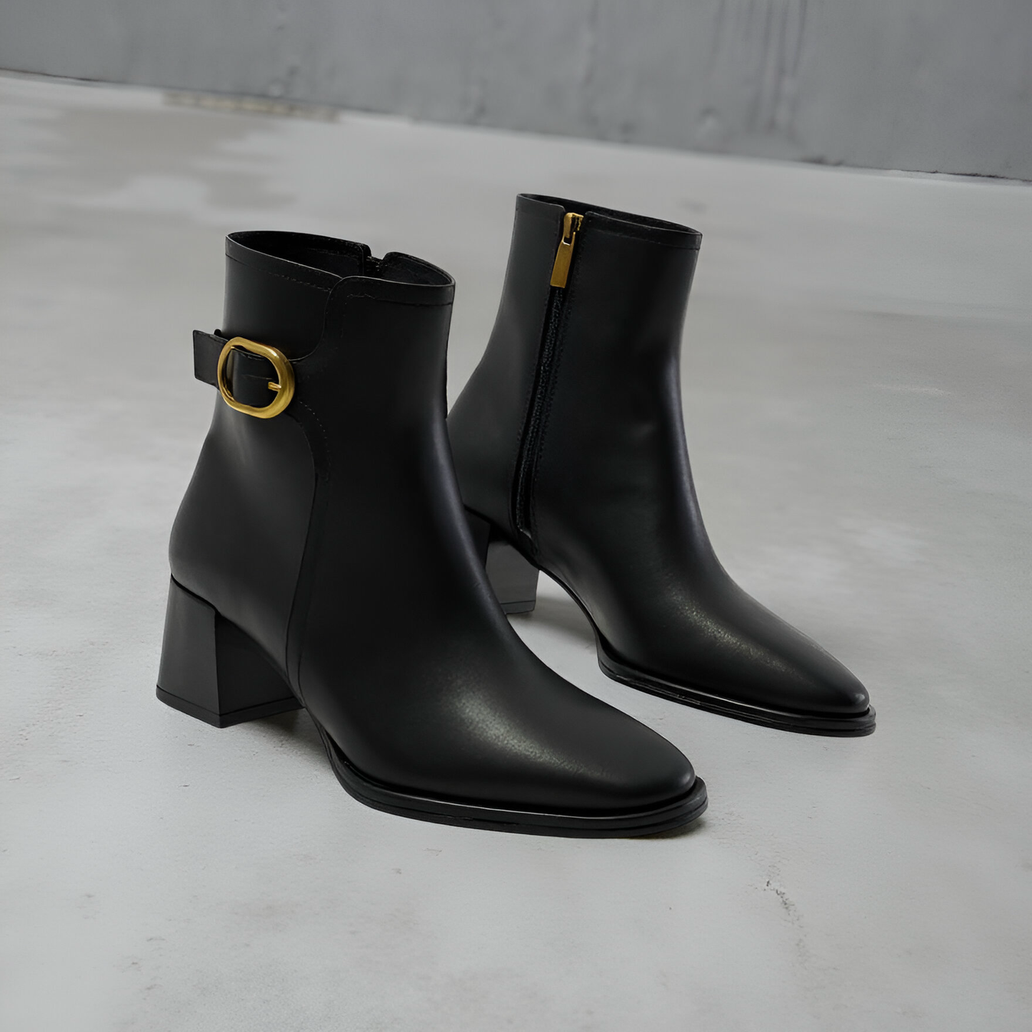 BOTÍN MUJER TACÓN M4850 NEGRO