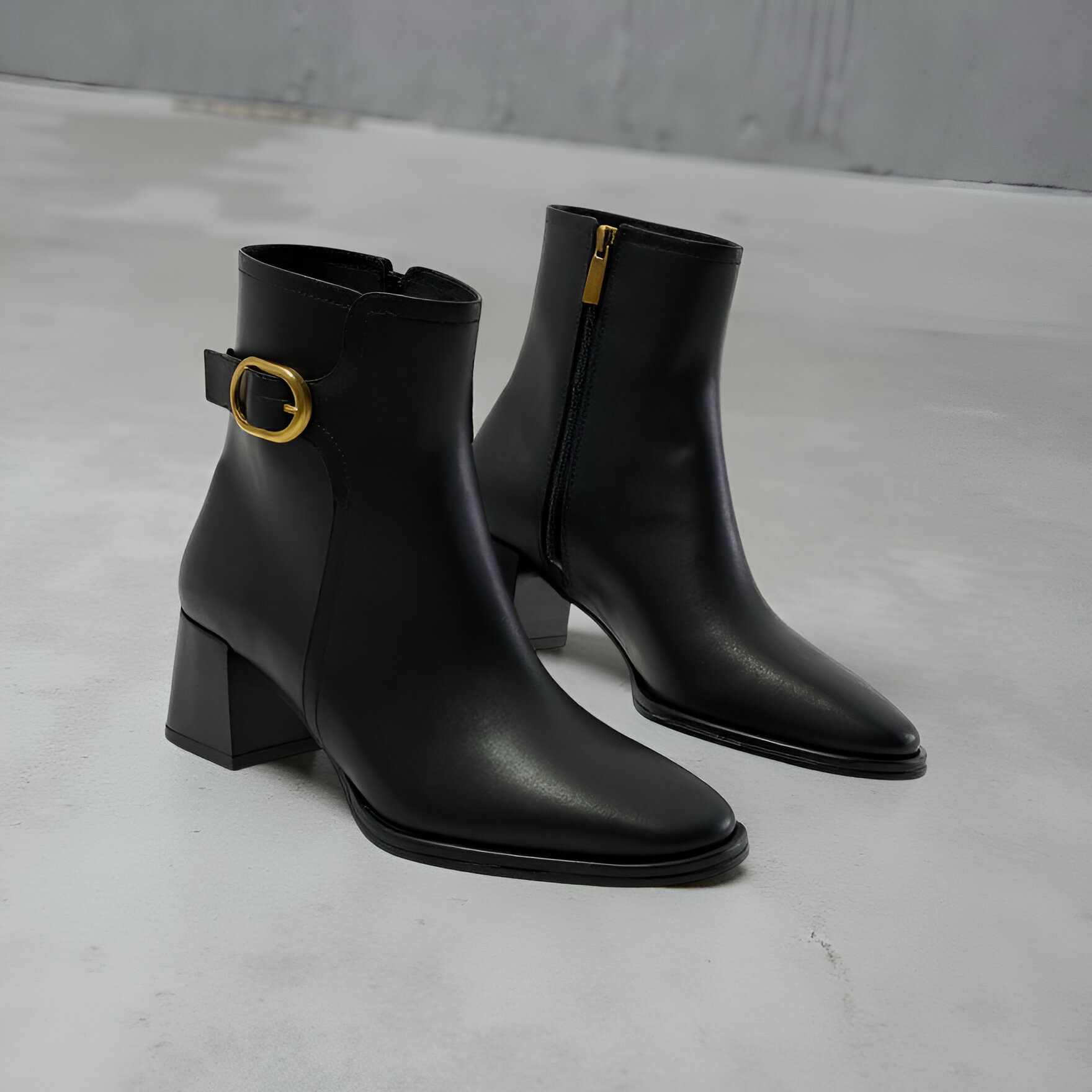 BOTÍN MUJER TACÓN M4850 NEGRO
