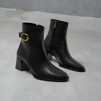 BOTÍN MUJER TACÓN M4850 NEGRO