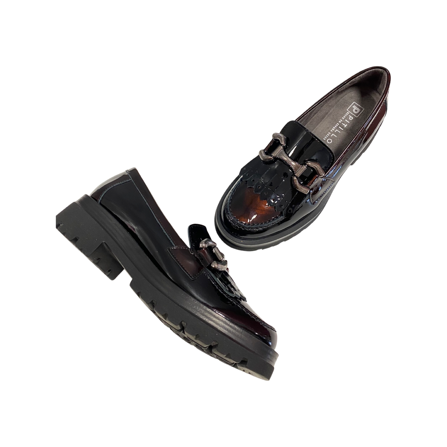 ZAPATO MUJER PITILLOS 5360 NEGRO-MARRÓN