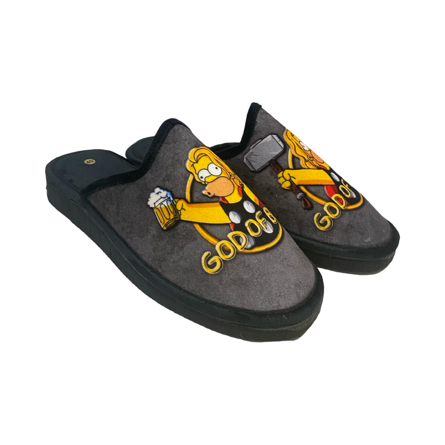 ZAPATILLA HOMBRE CASA HOMER HU- 922 NEGRO