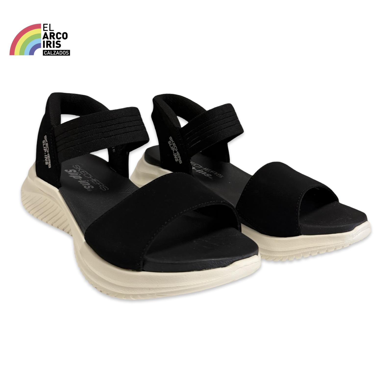 SANDALIA MUJER SKECHERS SLIP-INS BBK
