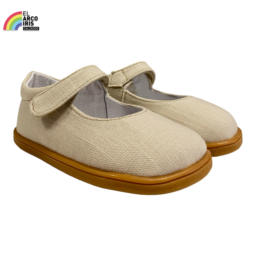 ZAPATO BAREFOOT NIÑA BLANDITOS LINO DELHI BEIG26V