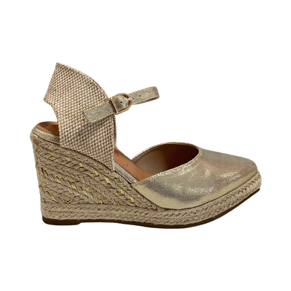 SANDALIA MUJER MANDARINA 819DF ORO