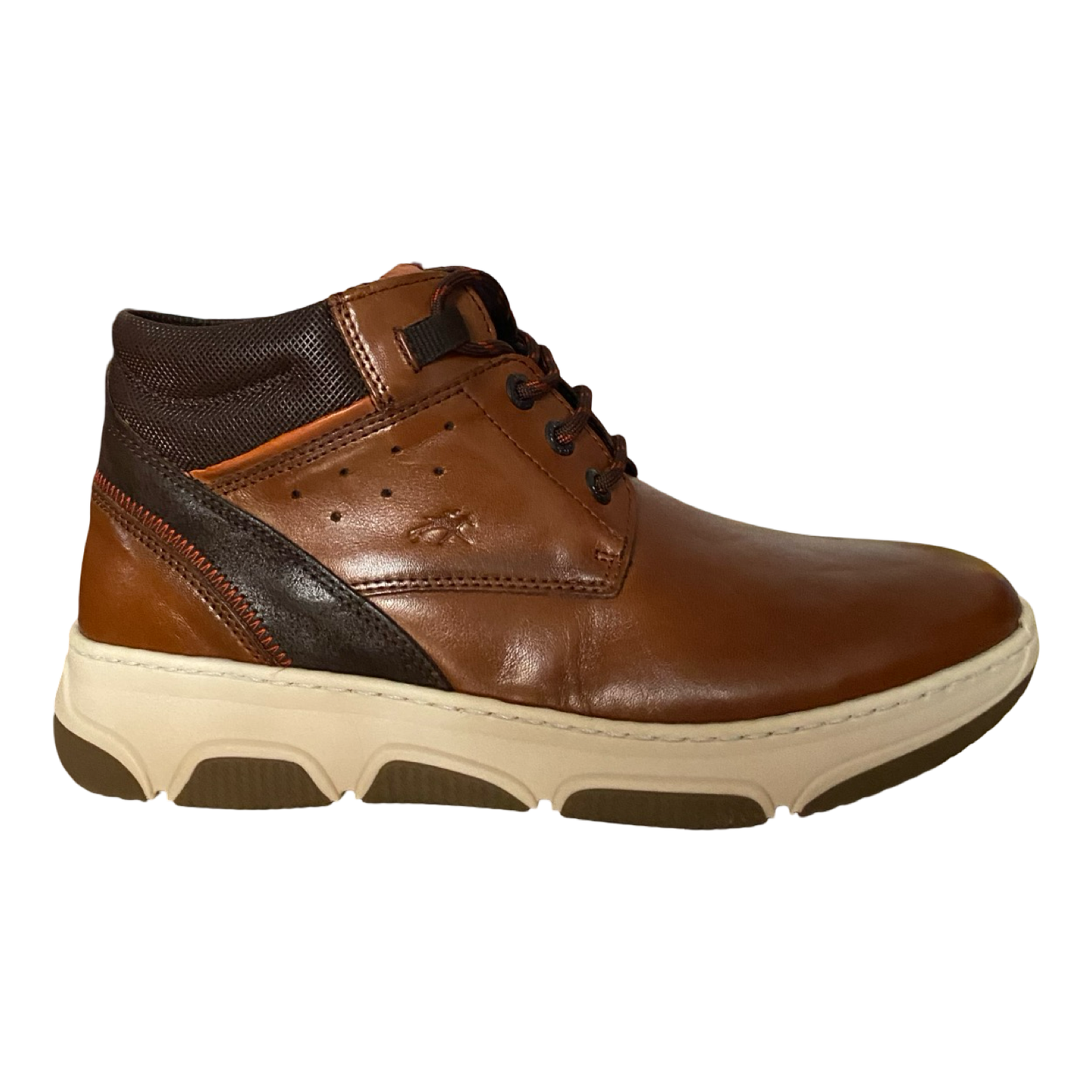 BOTA HOMBRE FLUCHOS CORDONES F1346 CUERO
