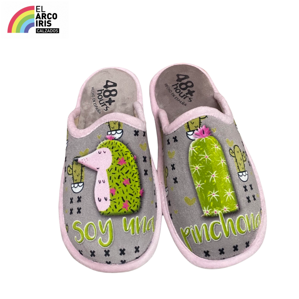 ZAPATILLA MUJER CASA 129215 GRIS