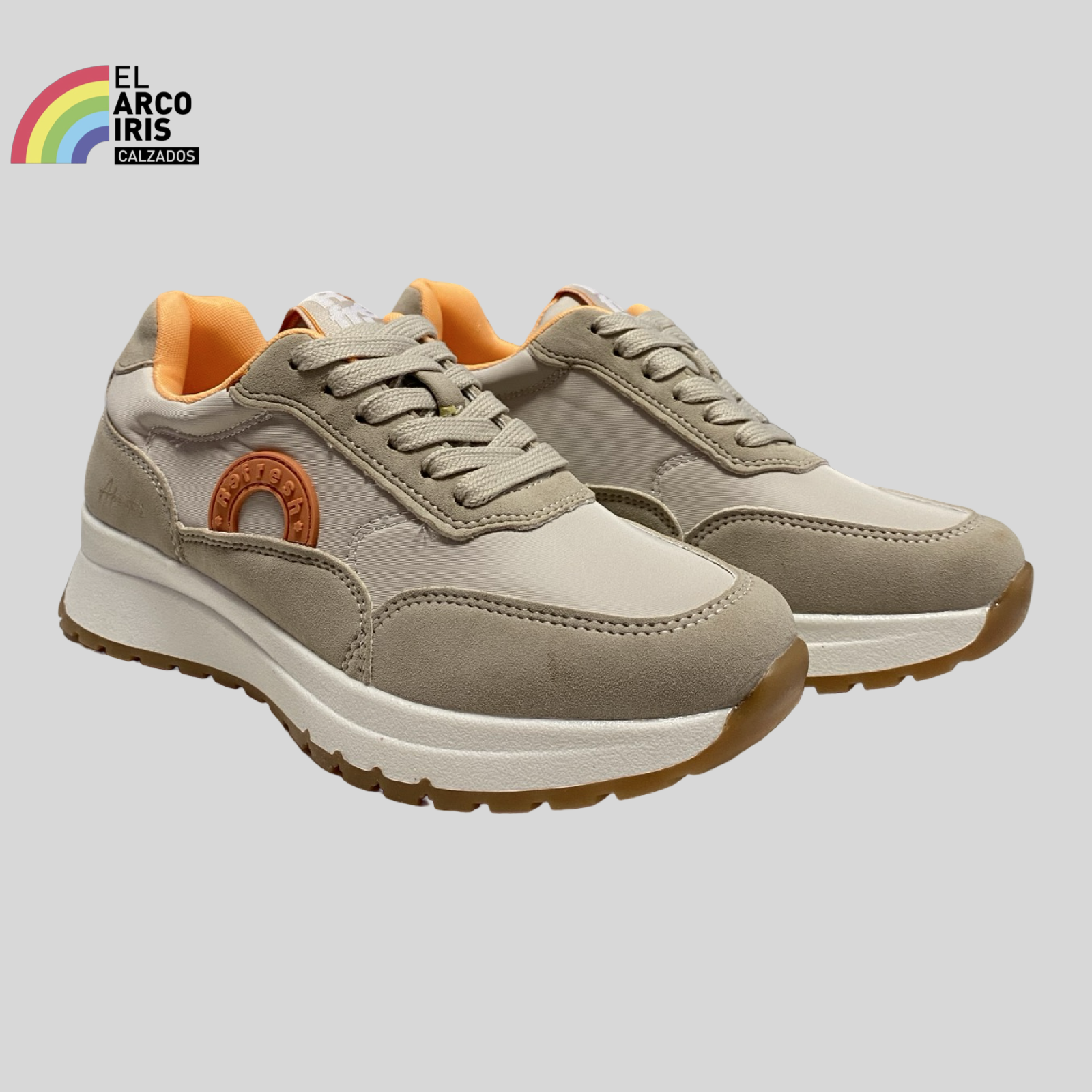 DEPORTIVA MUJER REFRESH 175054 BEIGE