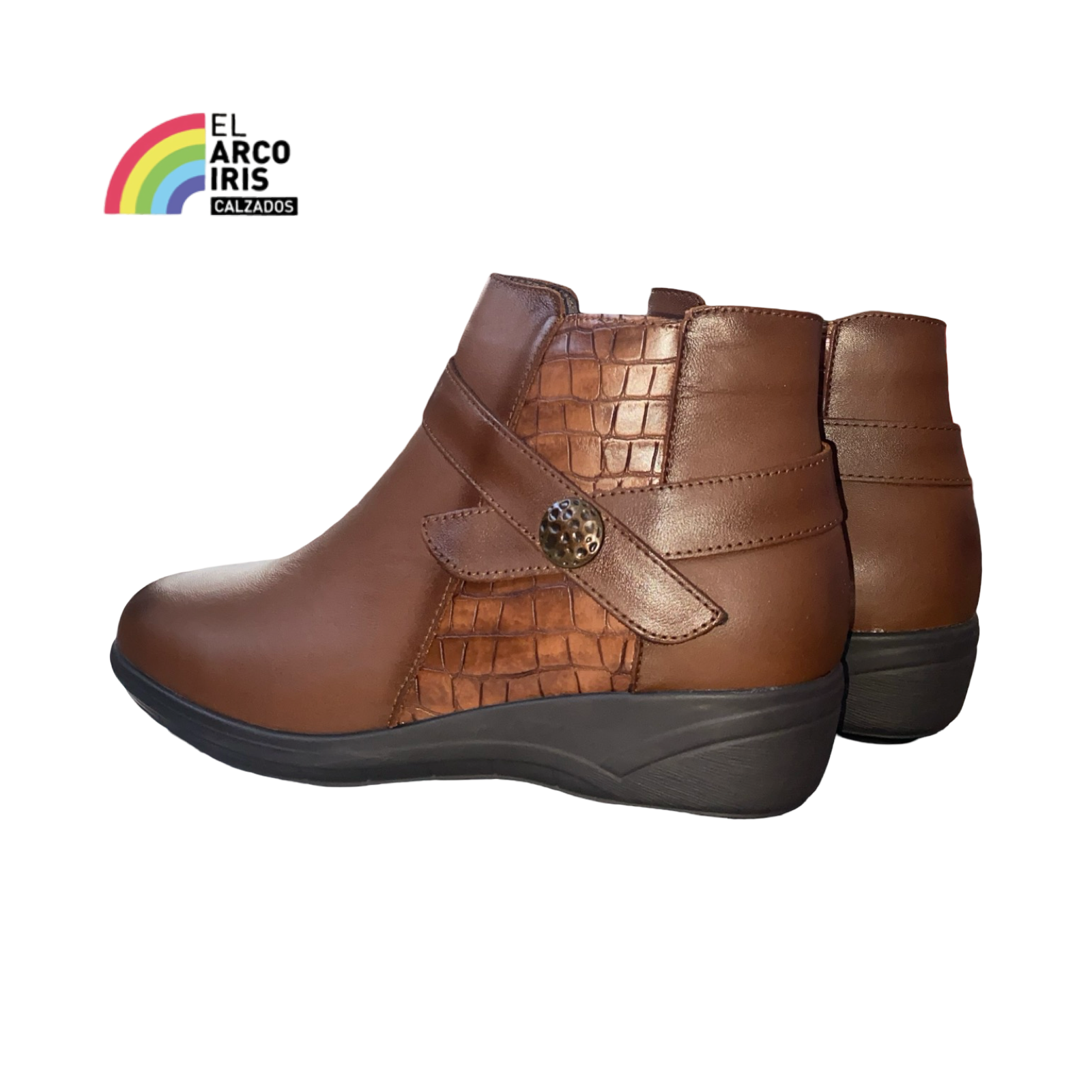 BOTÍN MUJER FLEXPIES 1220 CUERO