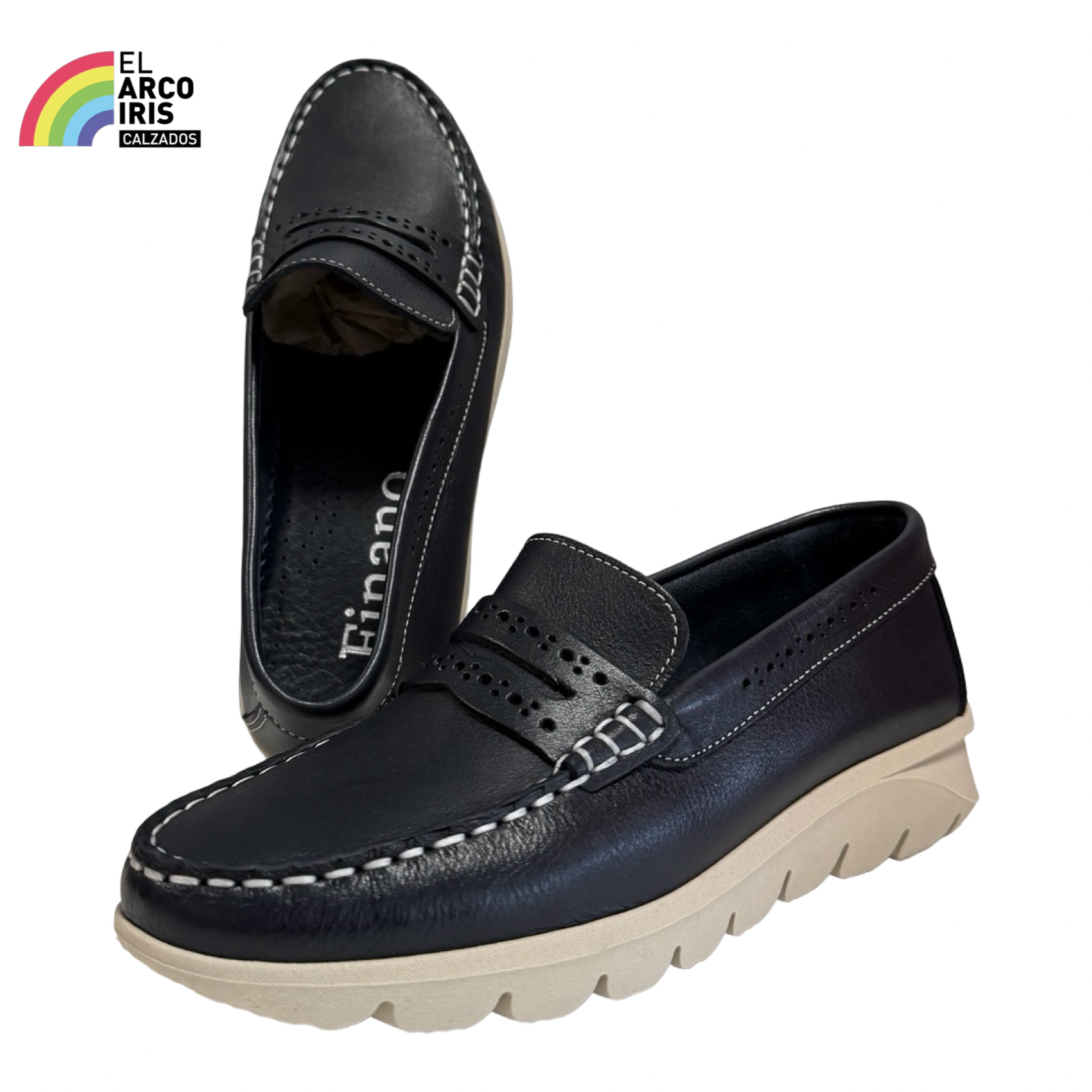 ZAPATO MUJER MOCASIN 9273 MARINO