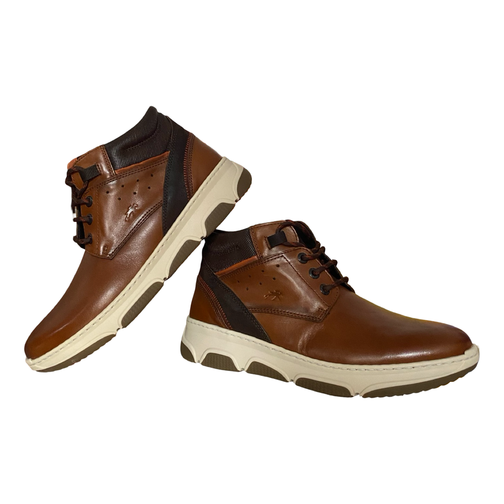 BOTA HOMBRE FLUCHOS CORDONES F1346 CUERO