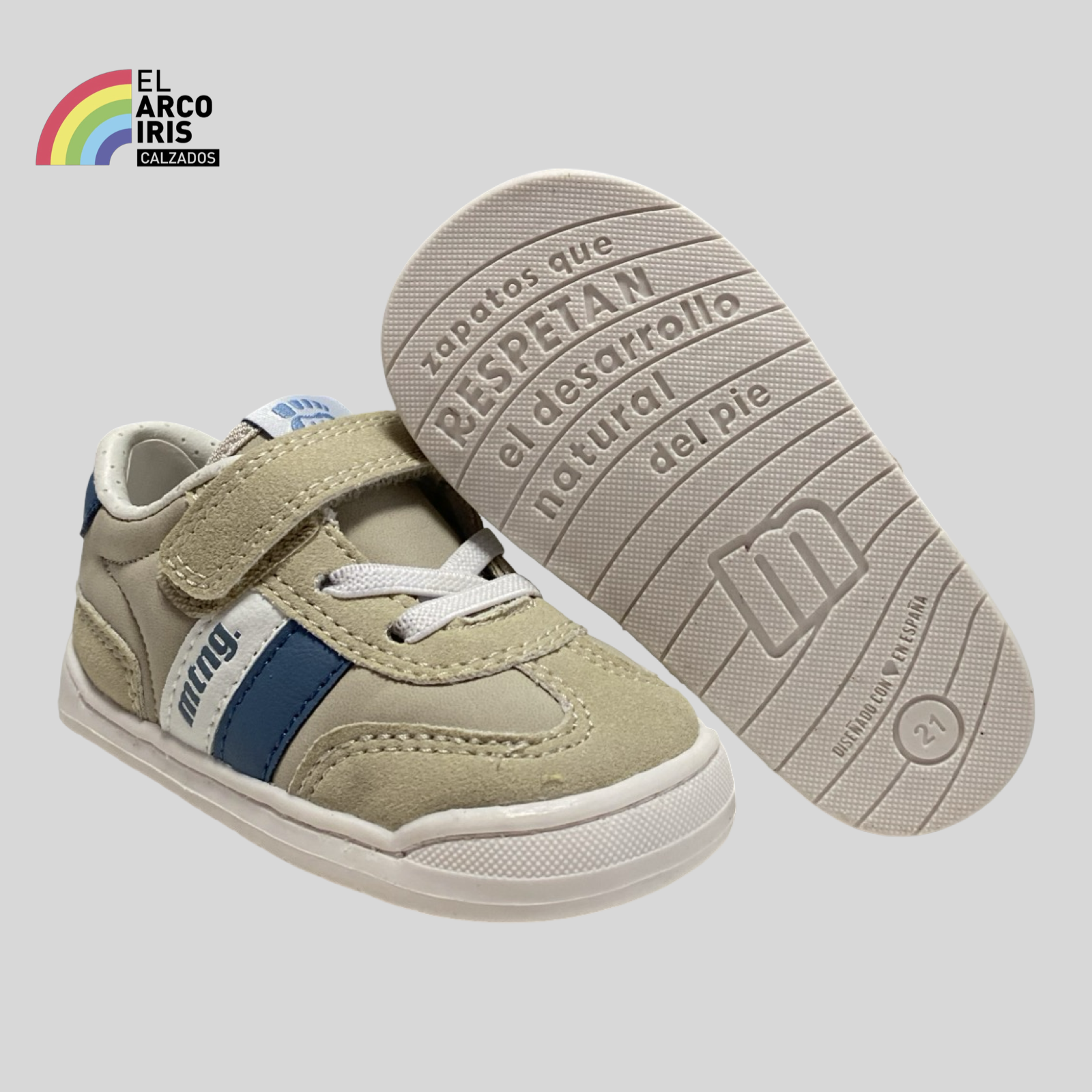 DEPORTIVO NIÑO RESPETUOSO MUSTANG 49060 SAND