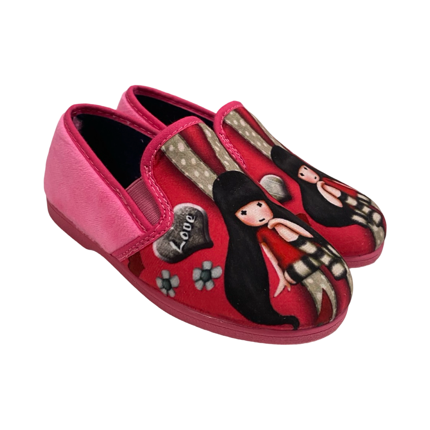 ZAPATILLA NIÑO CASA MUÑECA HU- 156 FUXIA