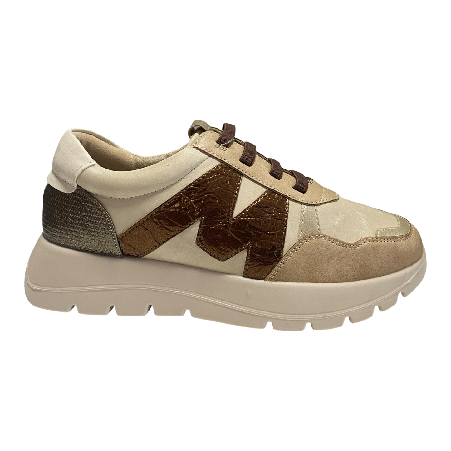 ZAPATO MUJER  BEIG/MARRÓN  MYSOFT 25M622