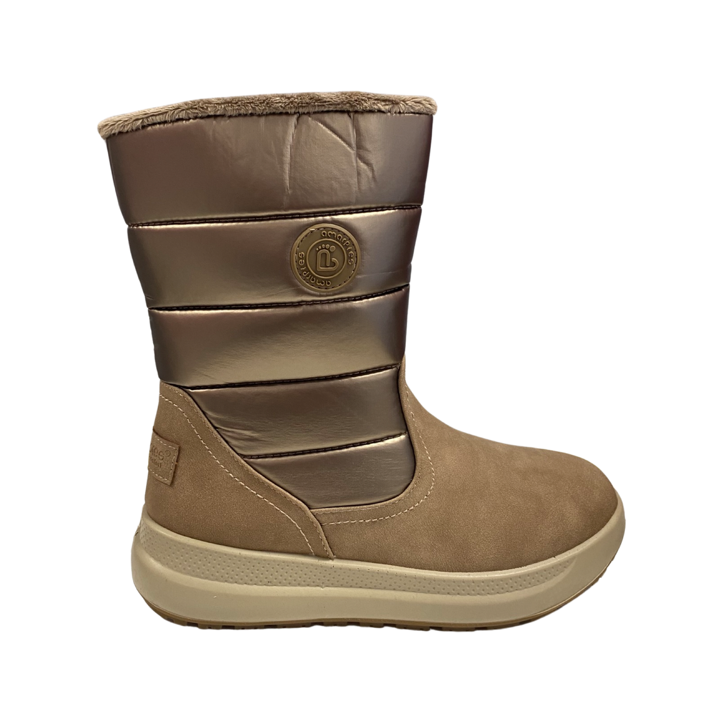 BOTA MUJER AMARPIES 25474 TAUPE