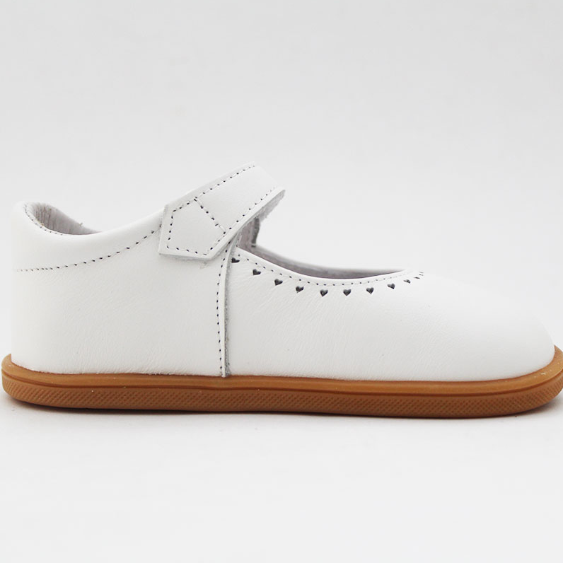 ZAPATO RESPETUOSO NIÑA BLANDITOS MERCEDES BLANCO DELHI