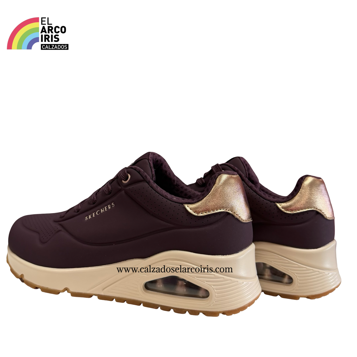 DEPORTIVA MUJER SKECHERS 177094 WINE