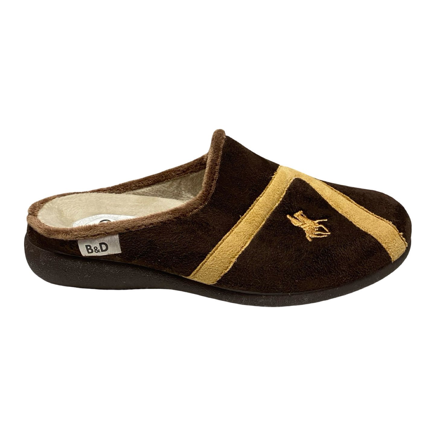 ZAPATILLA HOMBRE CASA ABIERTA POLO MARRÓN