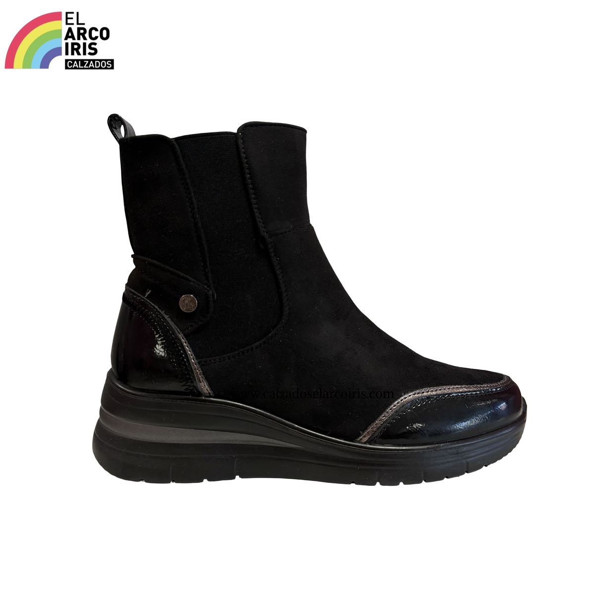 BOTIN MUJER AMARPIES 31064 NEGRO