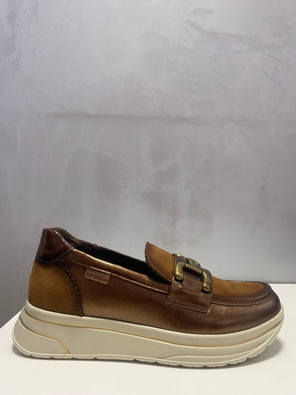 ZAPATO MOCASIN MUJER AMARPIES 29403 BRONCE