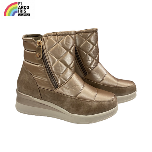 BOTIN MUJER MYSOFT 23M578 TAUPE