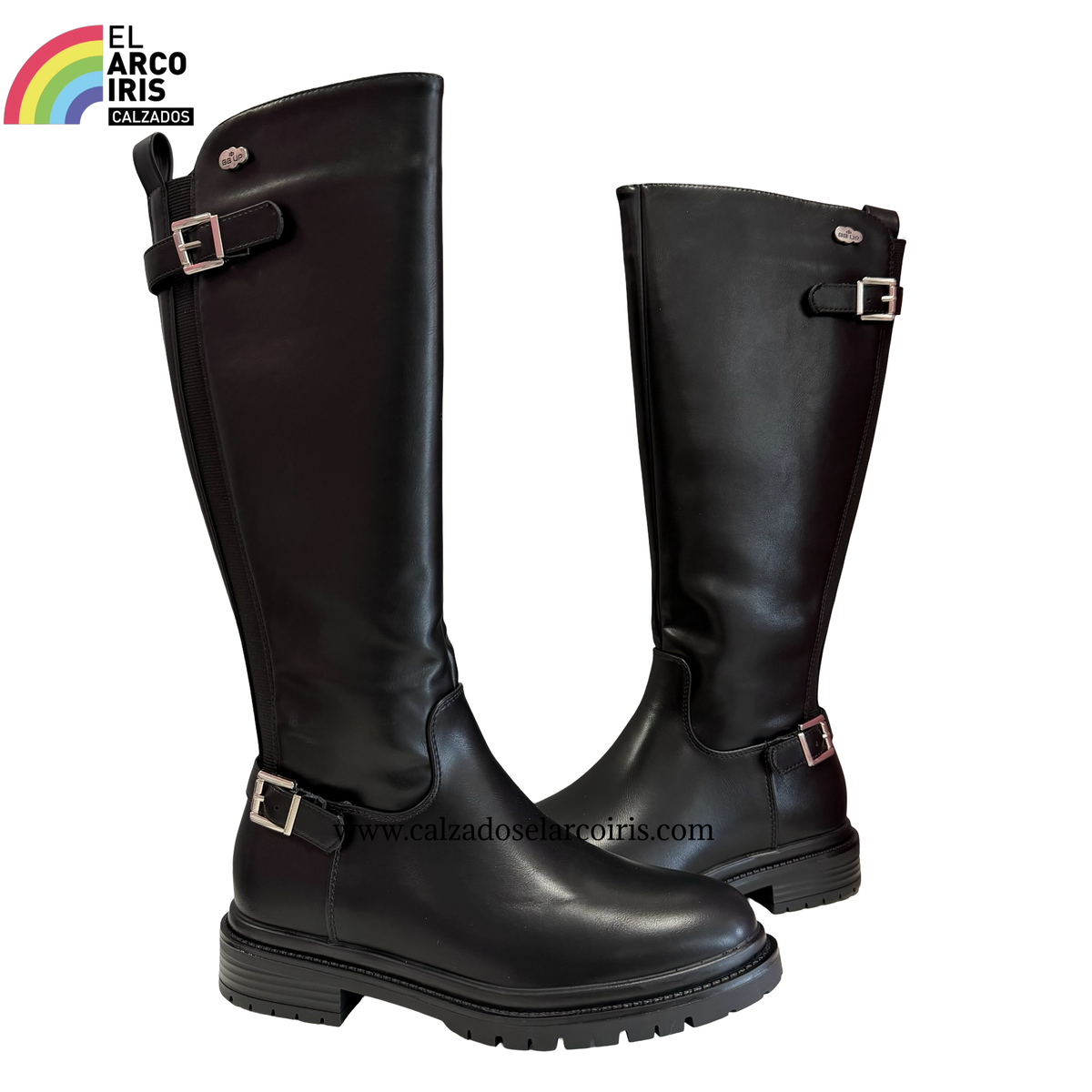 BOTA ALTA MUJER BBUP 2741 NEGRO