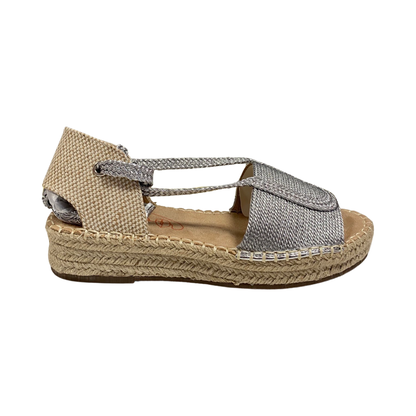 SANDALIA MUJER MANDARINA 861DF PLATA