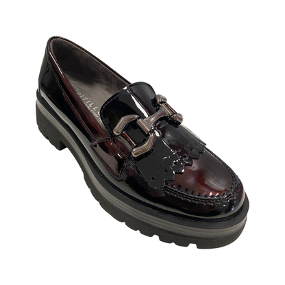 ZAPATO MUJER PITILLOS 5360 NEGRO-MARRÓN