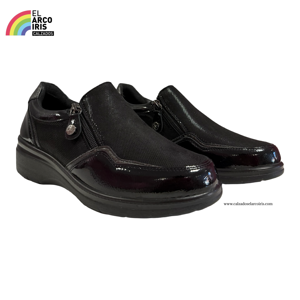 ZAPATO MUJER AMARPIES 31033 NEGRO