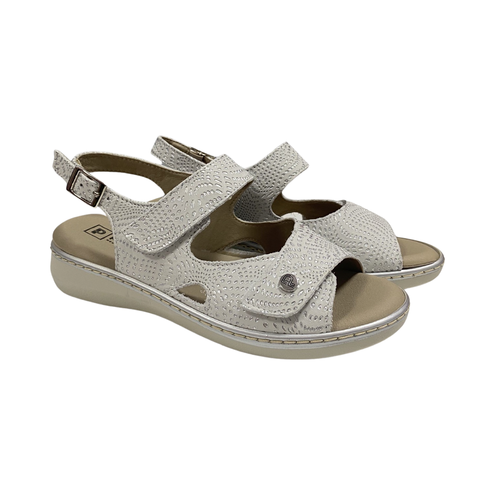 SANDALIA MUJER PITILLOS 5580 PLATA