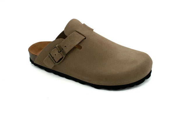 SANDALIAS ZUECO AUTENTI 355 SERRAJE PIEDRA