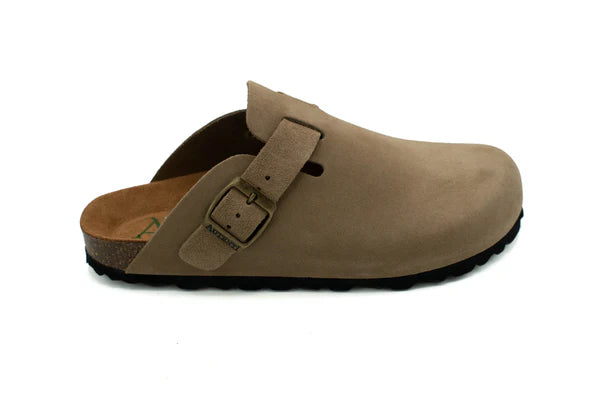 SANDALIAS ZUECO AUTENTI 355 SERRAJE PIEDRA
