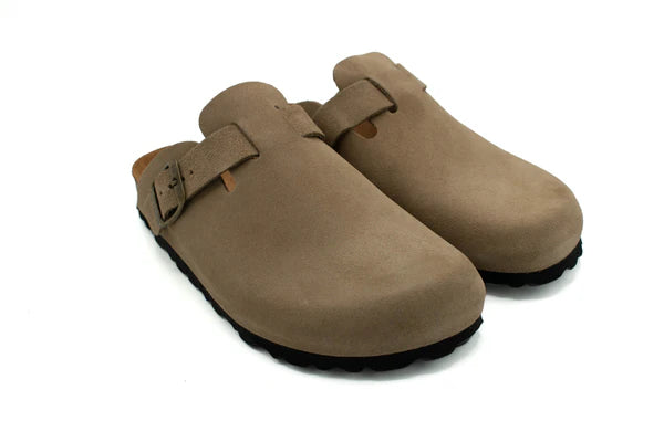 SANDALIAS ZUECO AUTENTI 355 SERRAJE PIEDRA