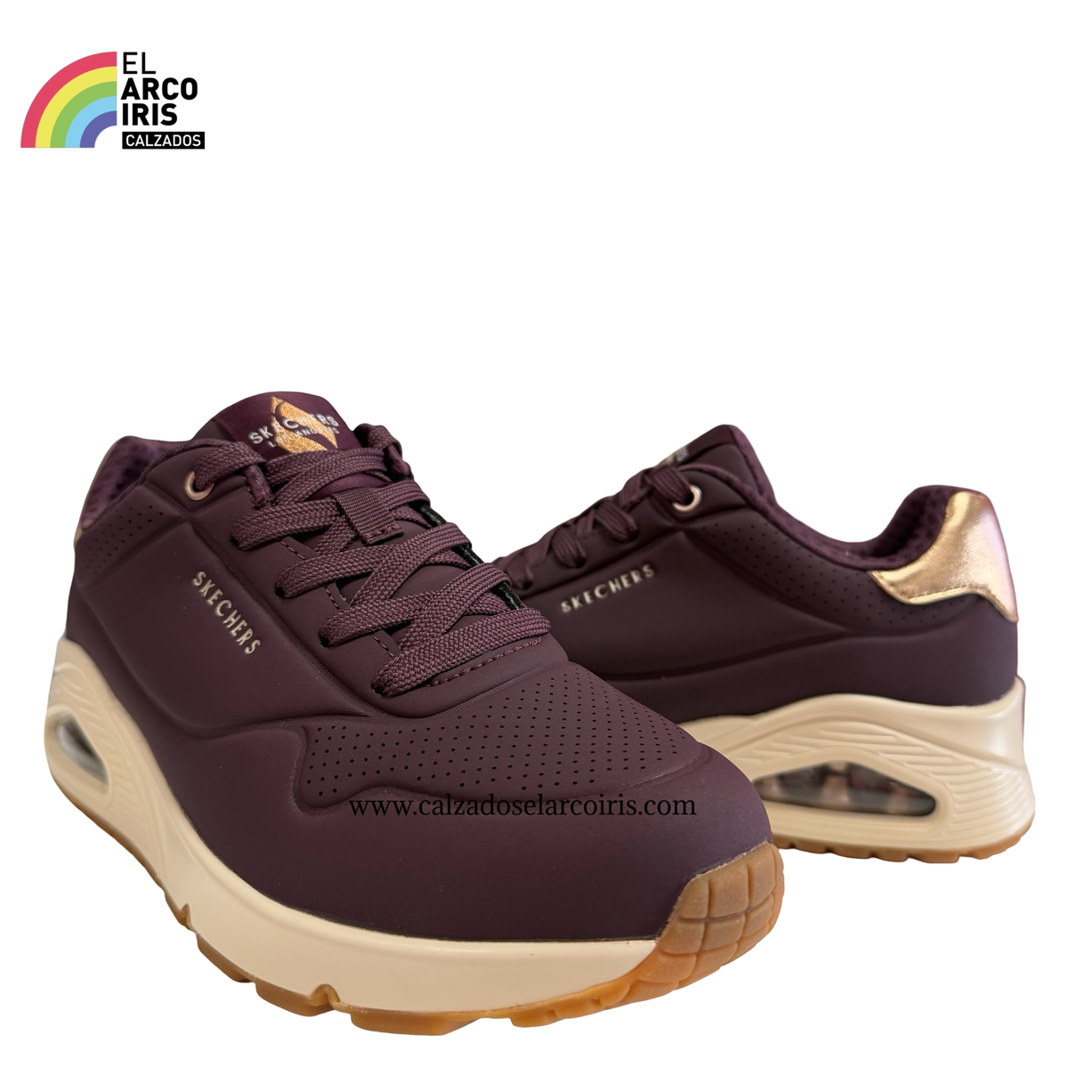 DEPORTIVA MUJER SKECHERS 177094 WINE