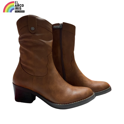 BOTIN MUJER REFRESH 171412 CAMEL