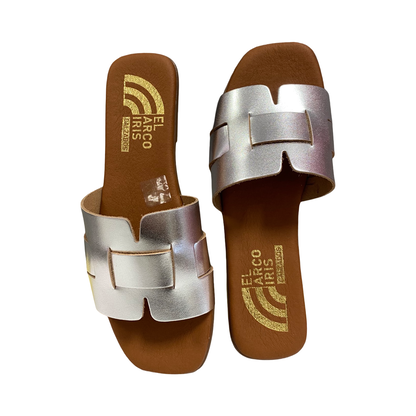 SANDALIA MUJER CAI 5550 PLATA