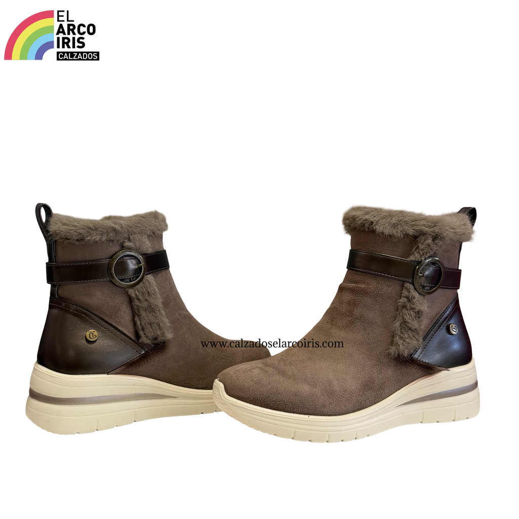 BOTIN MUJER AMARPIES 31065 TAUPE