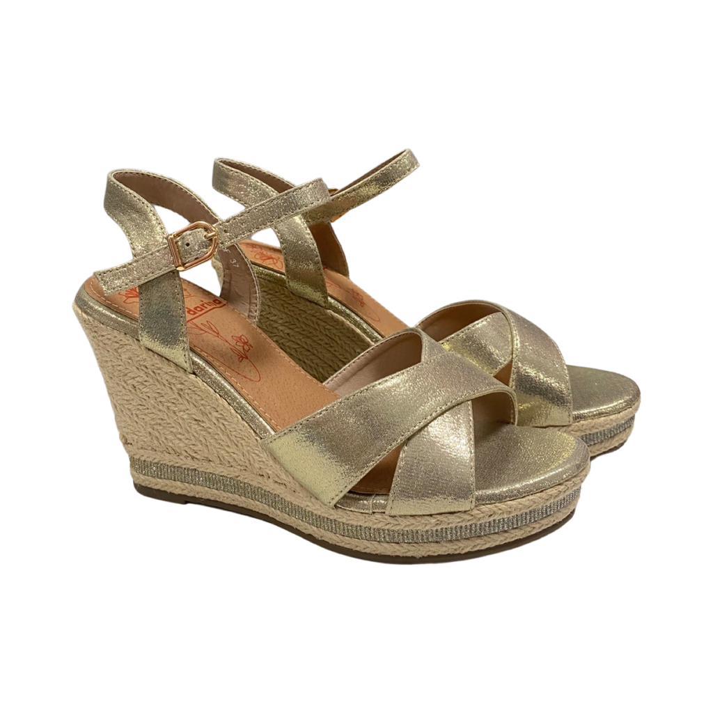 SANDALIA MUJER MANDARINA 816-DF ORO
