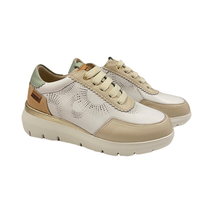 ZAPATO MUJER PIKOLINOS RUEDA 6553 BLANCO