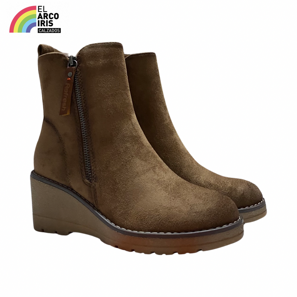 BOTÍN MUJER REFRESH 171009 CAMEL